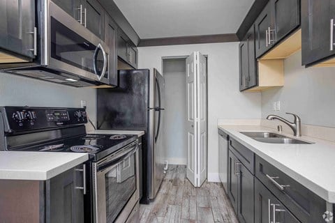 Kitchen at Landing at Angle Lake Apartments, SeaTac